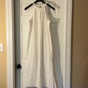 A New Day White Lace Sleeveless Top